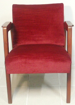 Mahogany armchair. 1960's.